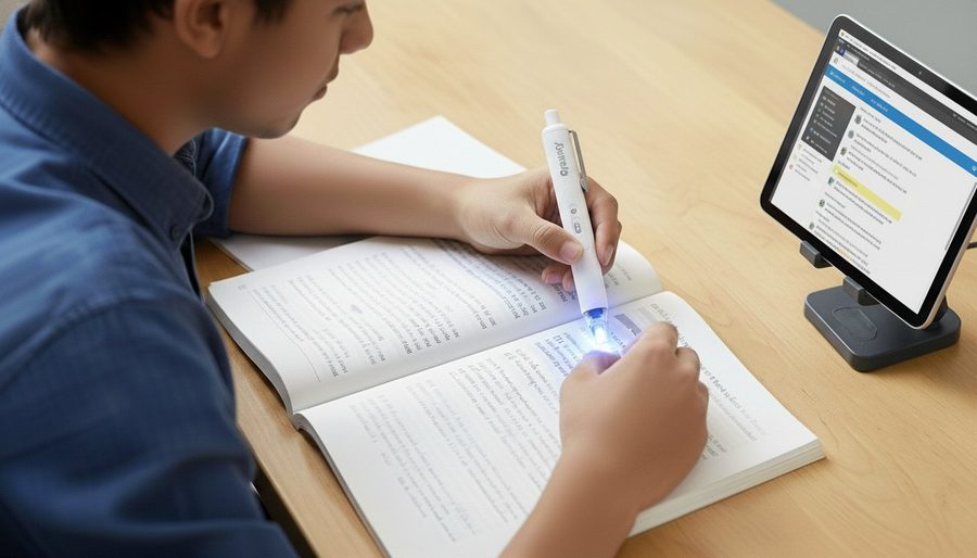 Granthify Scan Pen scanning text